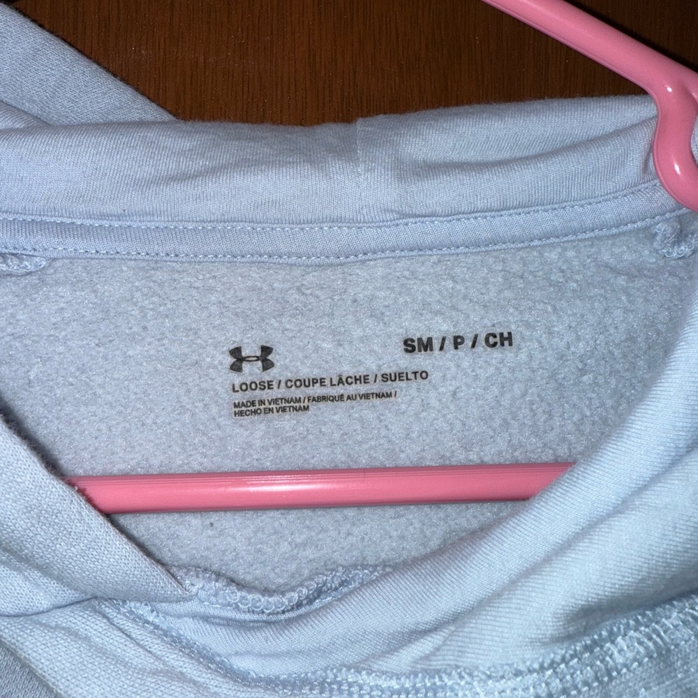 Under Armour Light Blue Hoodie - Picture 2 of 2